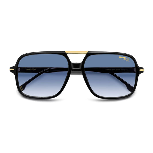 Carrera 350/s 2m2 08 58 Black Gold Dk Blue Shaded
