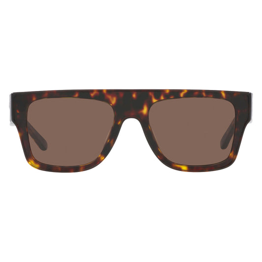 Tory Burch Women's Dark Tortoise Square Flat-Top Sunglasses - TY7185U 172873 52