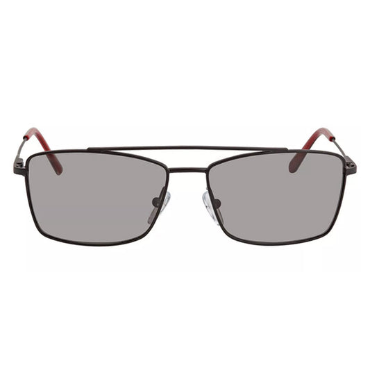 Calvin Klein Men's Matte Black Rectangular Sunglasses - CK18117SSG-002
