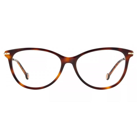 Carolina Herrera Women's Havana Cat Eye Eyeglass Frame - CH0043-005L-15