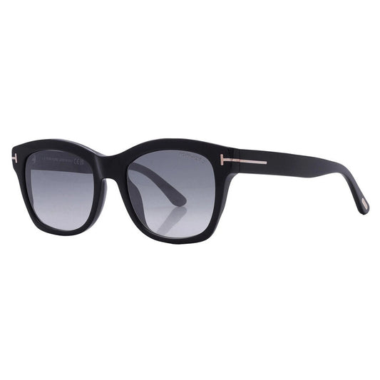 Tom Ford Lauren Women's Shiny Black Soft Square Sunglasses - FT0614-01C-52