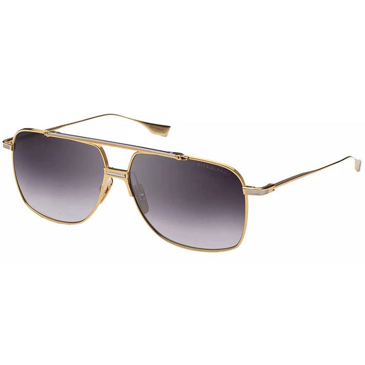 Dita ALKAMX DT DTS100 A-01 Yellow Gold/Silver Metal Sunglasses Grey Gradient