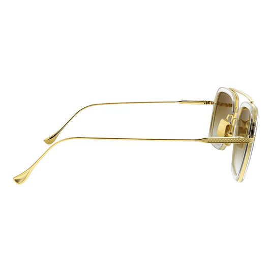 New Dita Flight.006 DT 7806 L-CLR-GLD Gold Metal Sunglasses Brown Gradient Lens