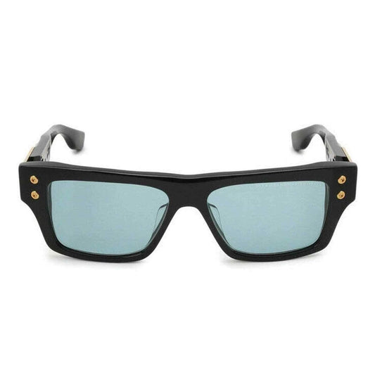 Dita GRANDMASTER-SEVEN DT DTS407 A-01 Black/Yellow Gold Plastic Sunglasses Blue