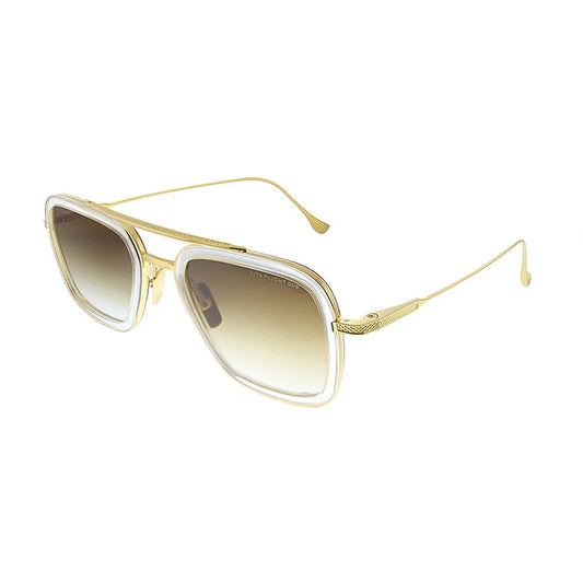 New Dita Flight.006 DT 7806 L-CLR-GLD Gold Metal Sunglasses Brown Gradient Lens