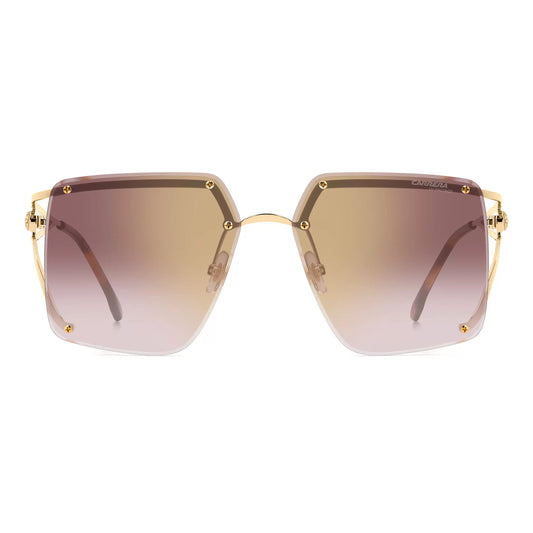 Carrera 3041/s Vvp Yk 60 Gold Ivory Gold Mirror On Burgundy