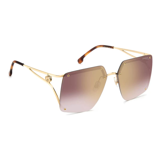 Carrera 3041/s Vvp Yk 60 Gold Ivory Gold Mirror On Burgundy