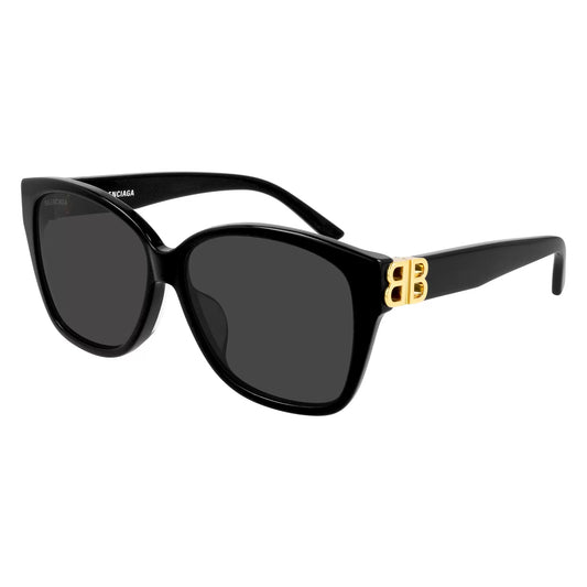 Balenciaga Women's Squared Cat Eye Sunglasses - BB0135SA-001-59