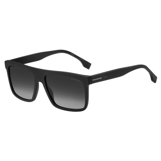 Boss 1440/s 003 Wj 59 Matte Black Grey Shaded Polarised Pol