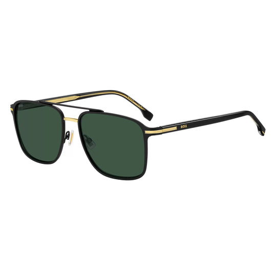 Boss 1748/s I46 Qt 57 Matte Black Gold Green