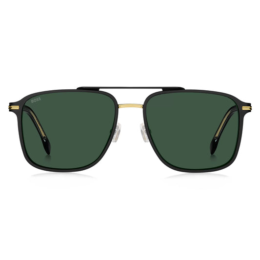 Boss 1748/s I46 Qt 57 Matte Black Gold Green