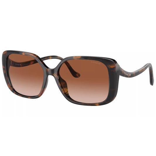 Coach Women's Dark Tortoise Butterfly Sunglasses HC8376U 512013 56