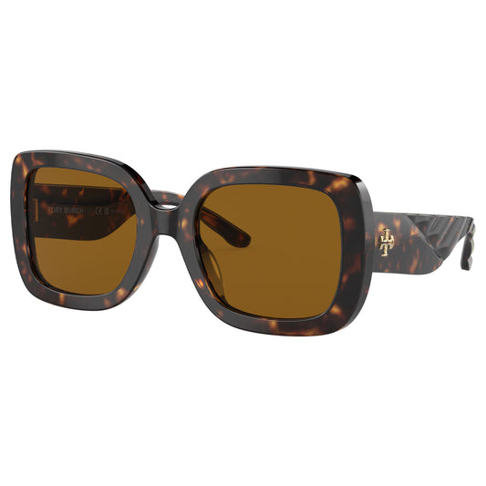 Tory Burch Polarized Women's Dk Tortoise Butterfly Sunglasses TY7179U-172883-54