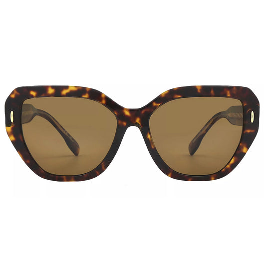 Tory Burch Women's Polarized Dark Tortoise Cat Eye Sunglasses - TY7194F 172883