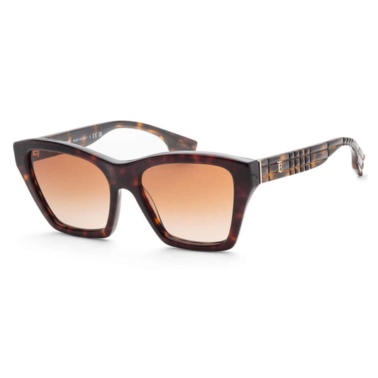 Burberry Arden Women's Dark Havana Square Sunglasses - BE4391-300213-54