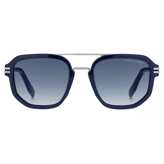 Marc Jacobs Men's Blue Stylized Pilot Sunglasses - MARC588S 0PJP 08