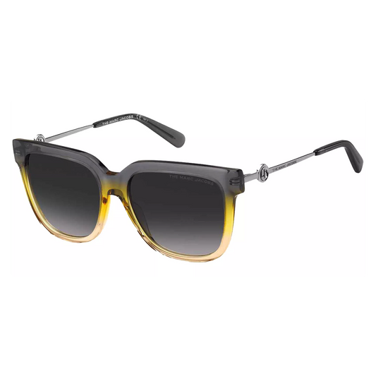 The Marc Jacobs Women's Grey/Yellow Stylized Square Sunglasses MARC580S 0XYO 9O