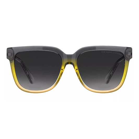 The Marc Jacobs Women's Grey/Yellow Stylized Square Sunglasses MARC580S 0XYO 9O