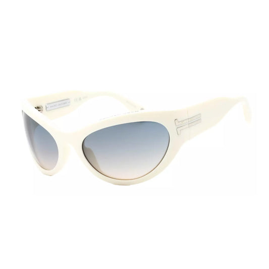 Marc Jacobs Women's Ivory Oval Cat Eye Sunglasses w/ Gradient Lenses MJ0SZJ-PR