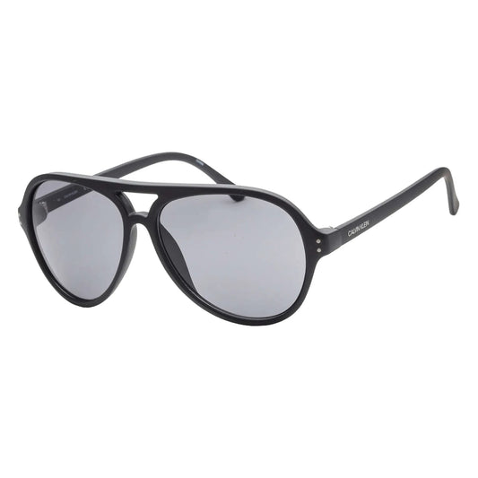 Calvin Klein Men's Matte Black Retro Pilot Sunglasses - CK19532S 001