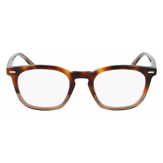 Calvin Klein Men's Brown Havana Soft Square Eyeglass Frame - CK21711221