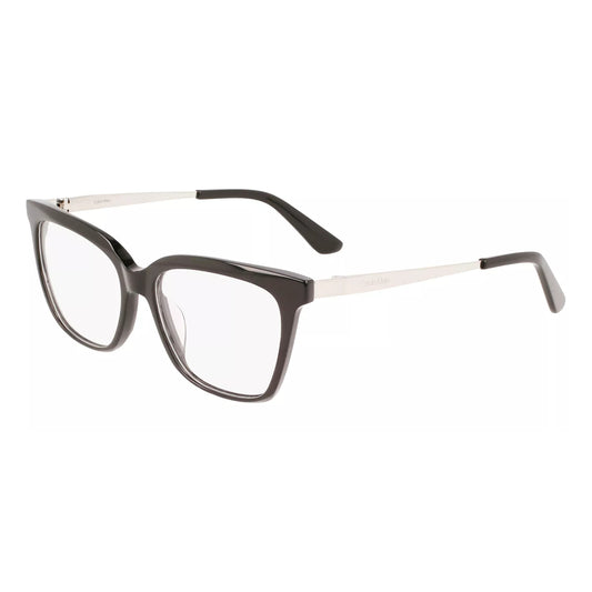 Calvin Klein Women's Shiny Black Square Cat-Eye Eyeglass Frame - CK22509 001