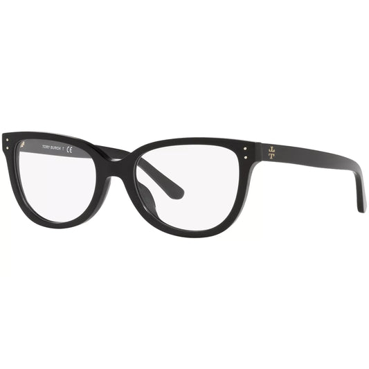 Tory Burch Women's Black Rounded Cat Eye Eyeglass Frames - TY2121U 1326 53