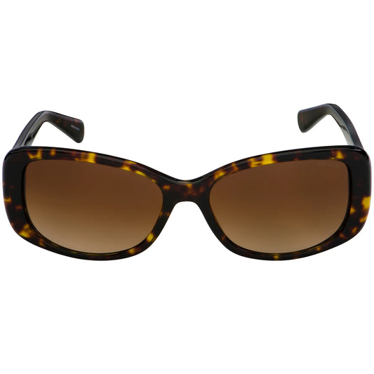 Coach Women's Dark Tortoise Rectangular Sunglasses - HC8168 512013 56