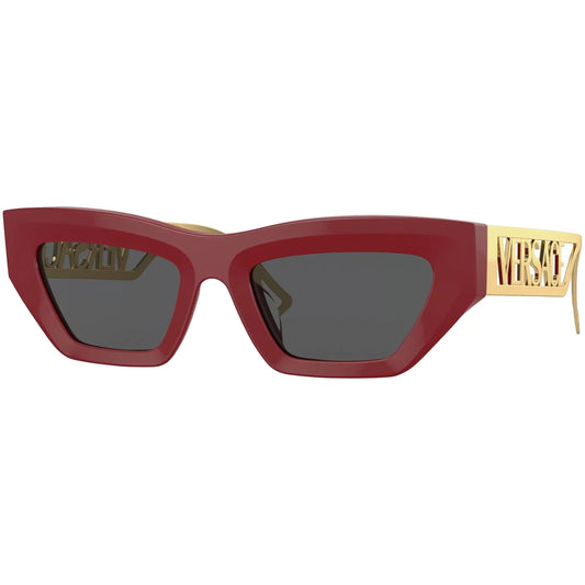 Versace Women's Red Geometric Cat Eye Sunglasses - VE4432U 538887 53