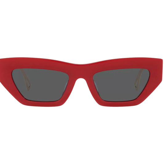 Versace Women's Red Geometric Cat Eye Sunglasses - VE4432U 538887 53