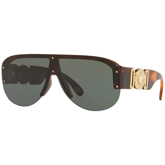 Versace Medusa Biggie Men's Havana Pilot Sunglasses - VE4391 531771 48