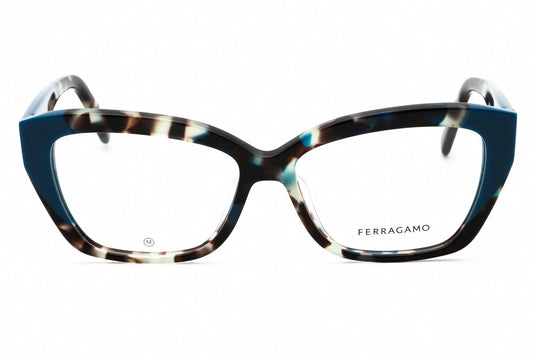 SALVATORE FERRAGAMO SF2938N 414 Eyeglasses Blue Tortoise Frame 53mm