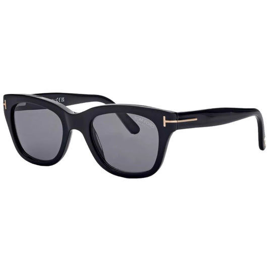 Tom Ford Snowdon Polarized Men's Black Squared Sunglasses FT0237 01D 52