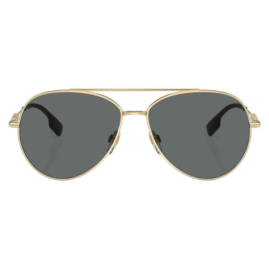 Burberry Women's Light Gold-Tone Aviator Sunglasses - BE3147 110987 58