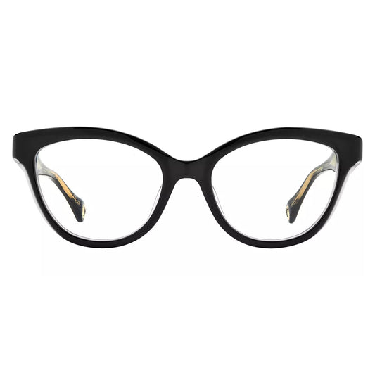 Carolina Herrera Women's Black Grey Cat Eye Eyeglass Frame - CH0017 008A 18