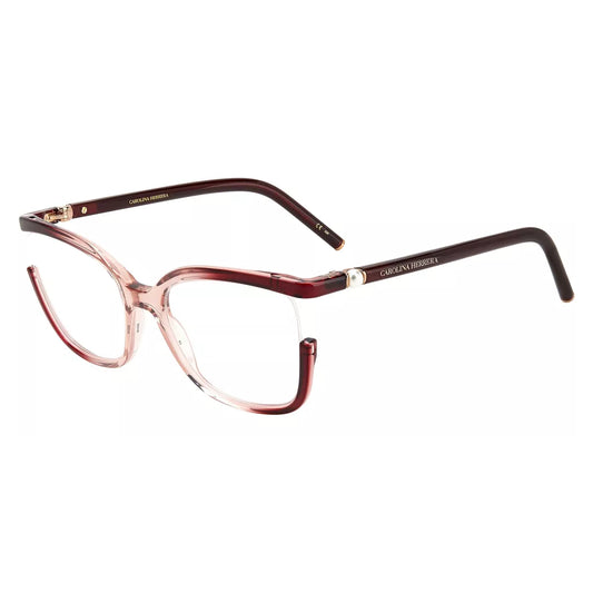 Carolina Herrera Women's Burgundy Nude Butterfly Eyeglass Frame CH0004 0C19 19